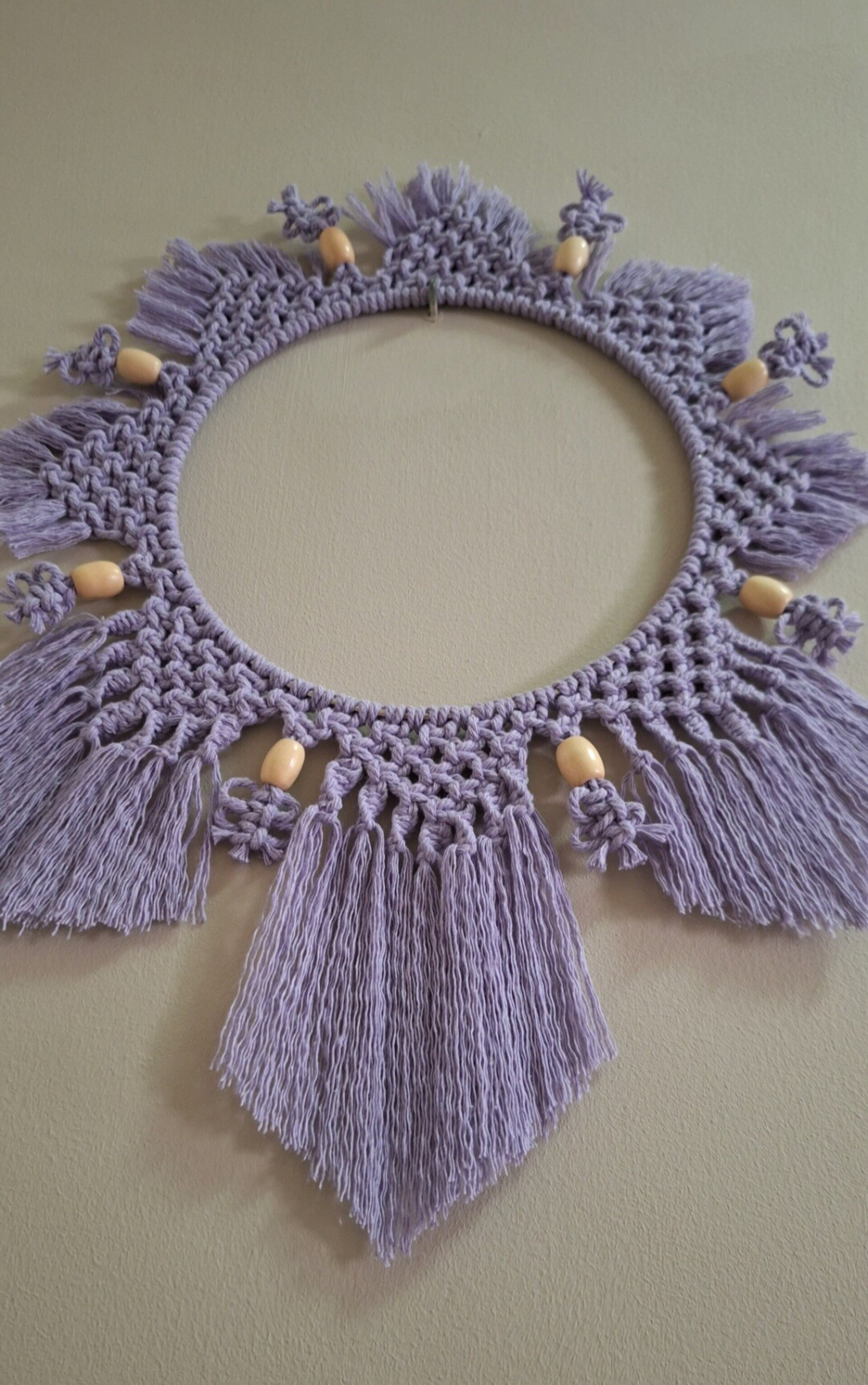 Mandala en macramé - 2