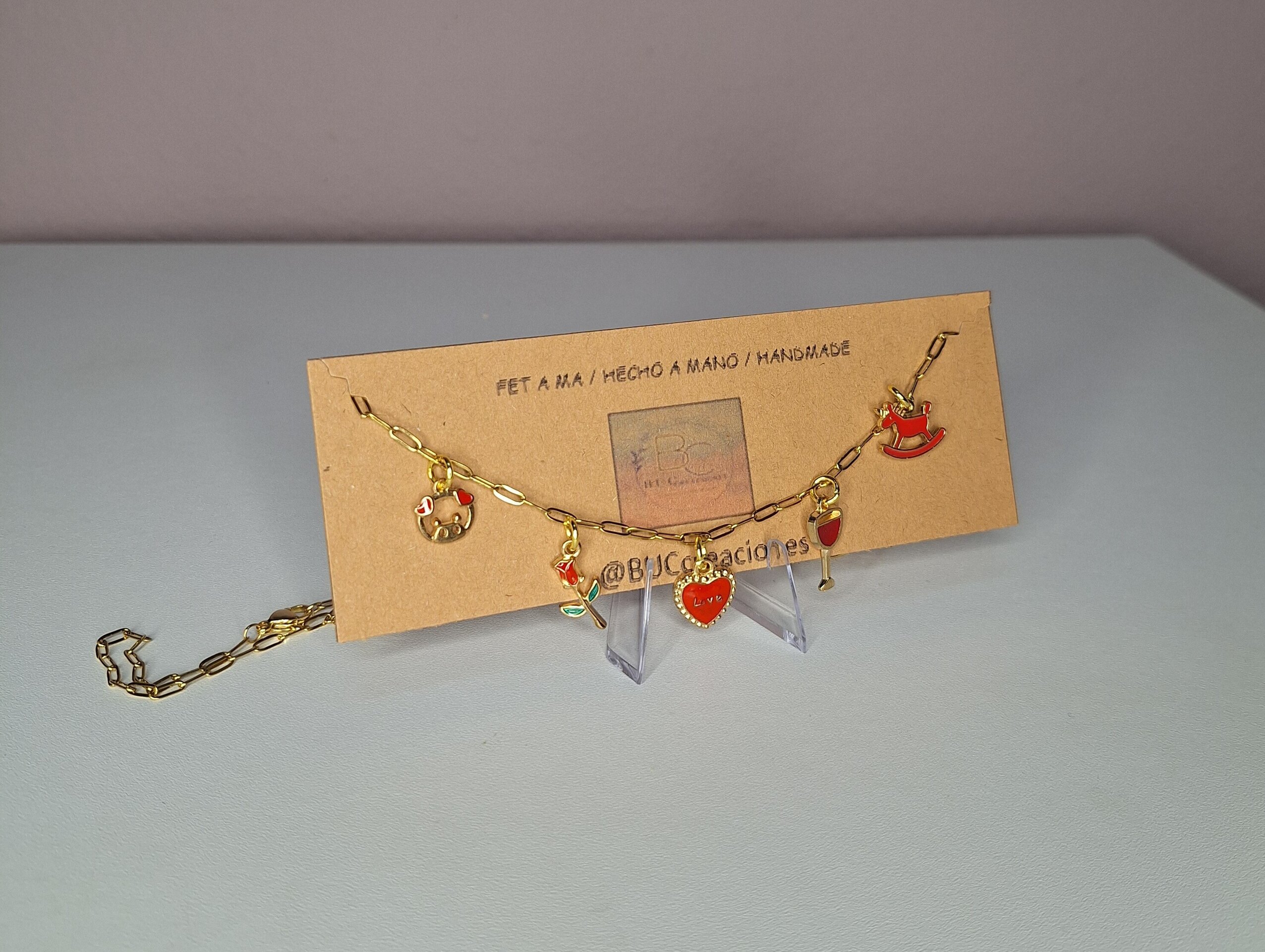 Red Heart charms - 2