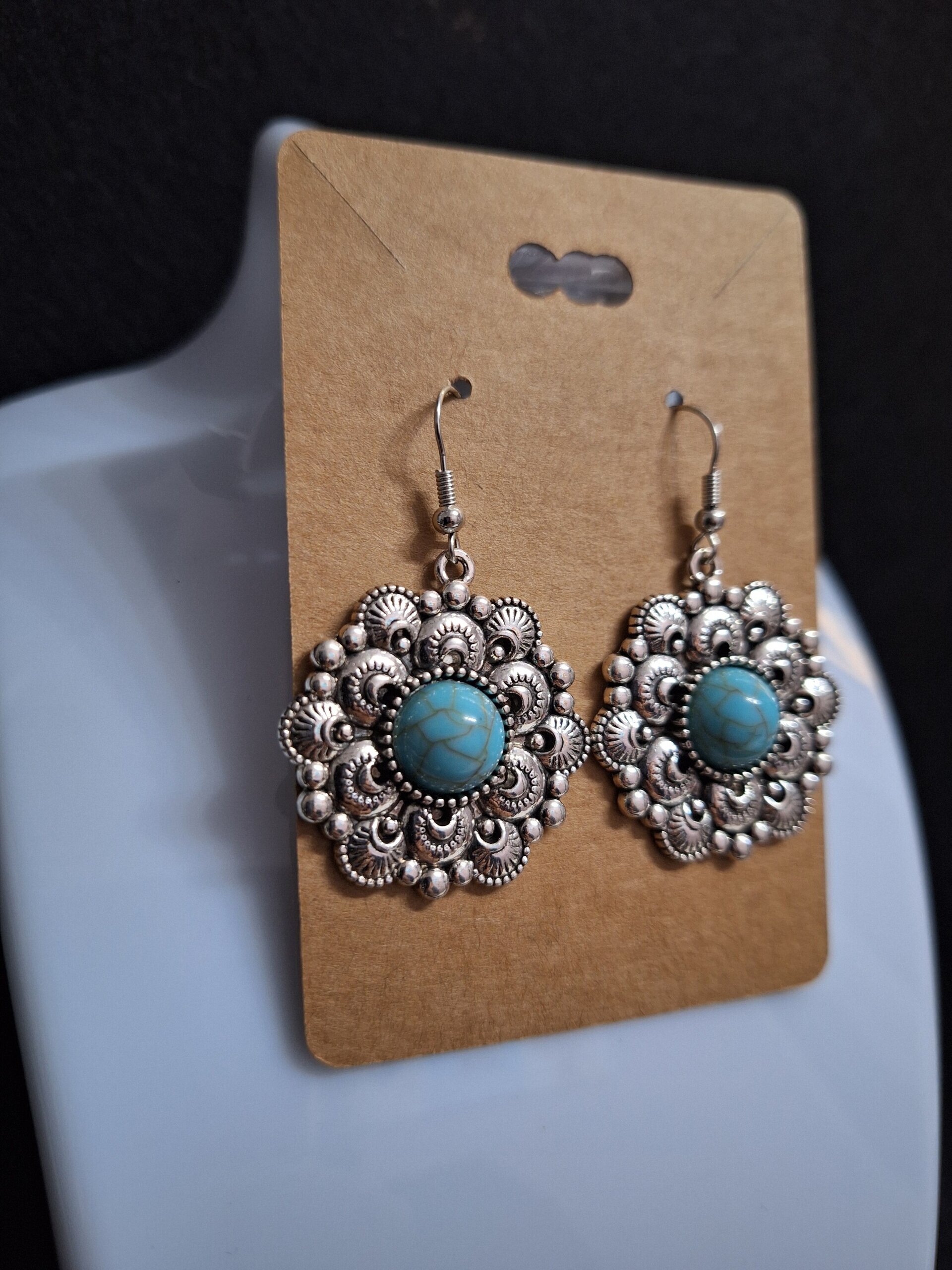 CONCHAS TURQUESA ETNICOS / ethnic turquoise shells - 2