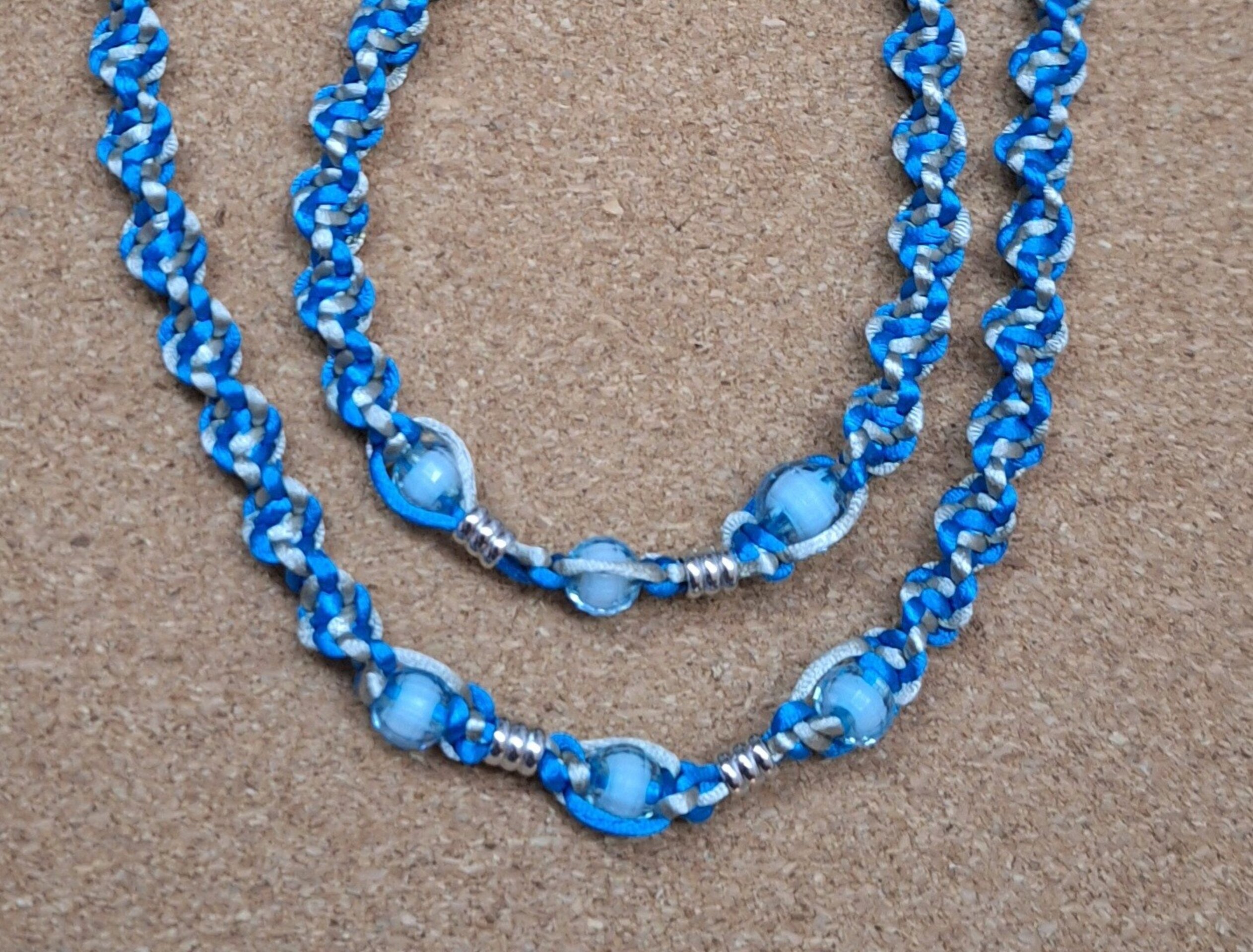 AZUL LAGO Y PLATA / light blue & silver - 2