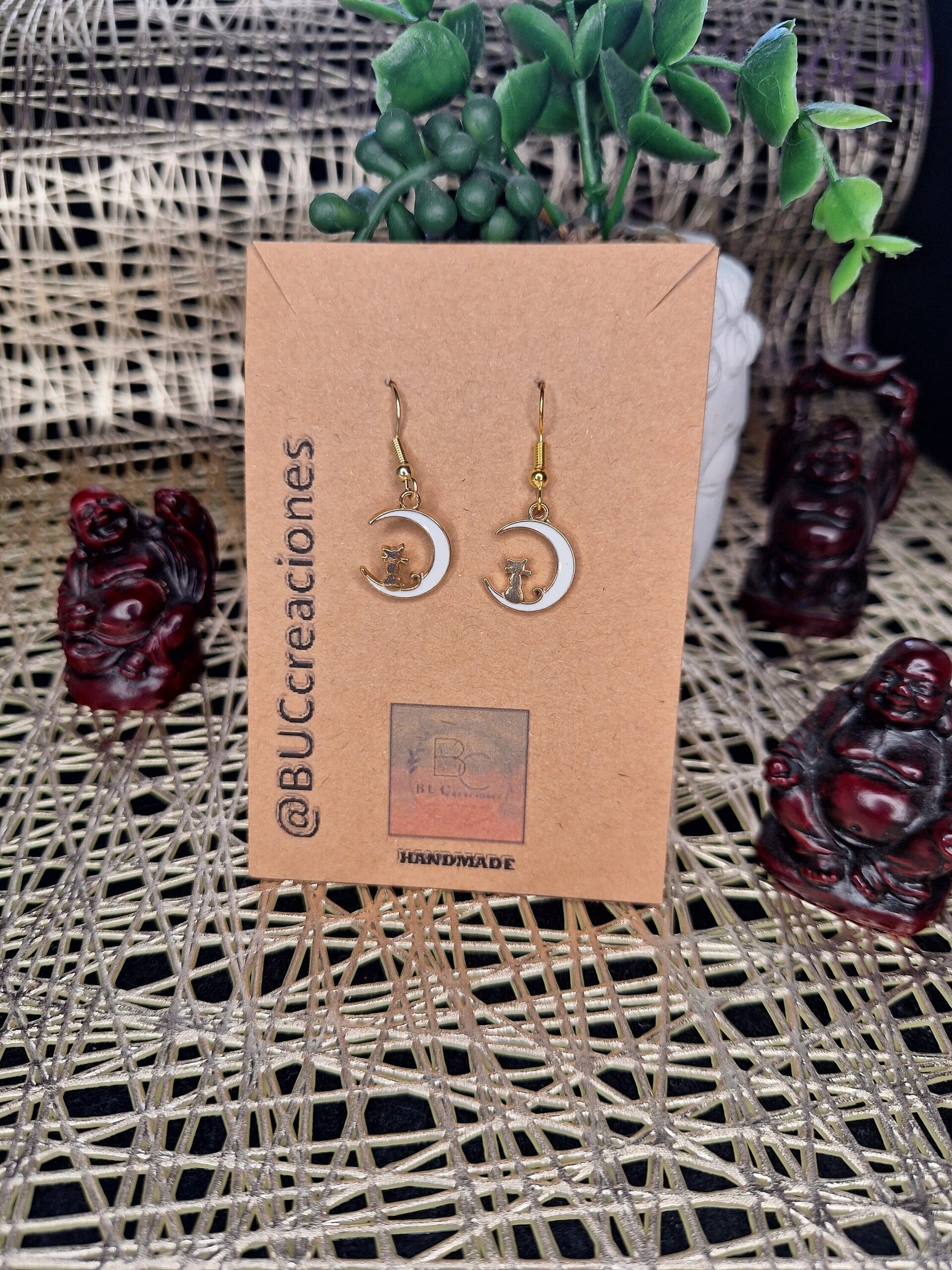 Cat in the moon blanco - 1