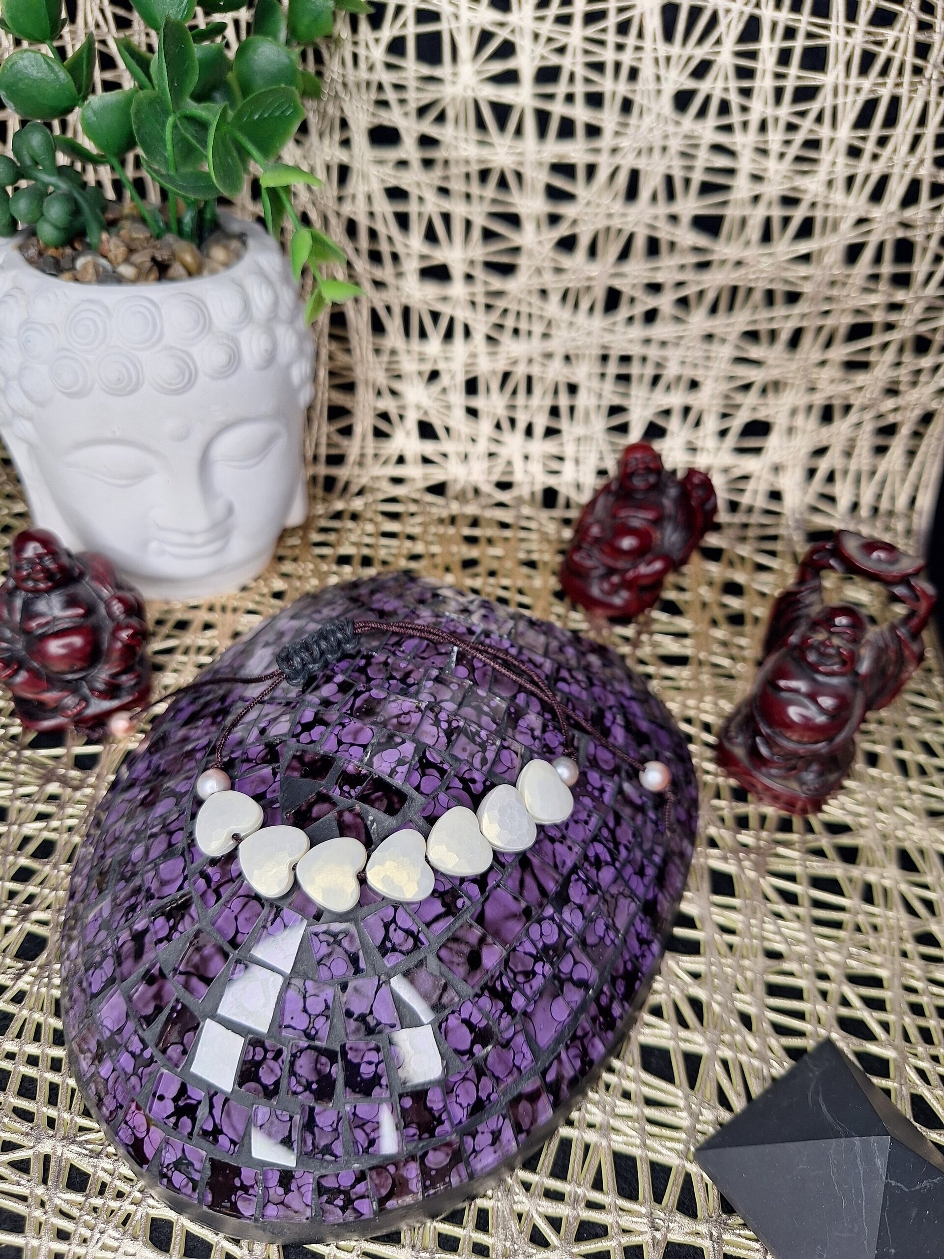 Corazones crema - 1