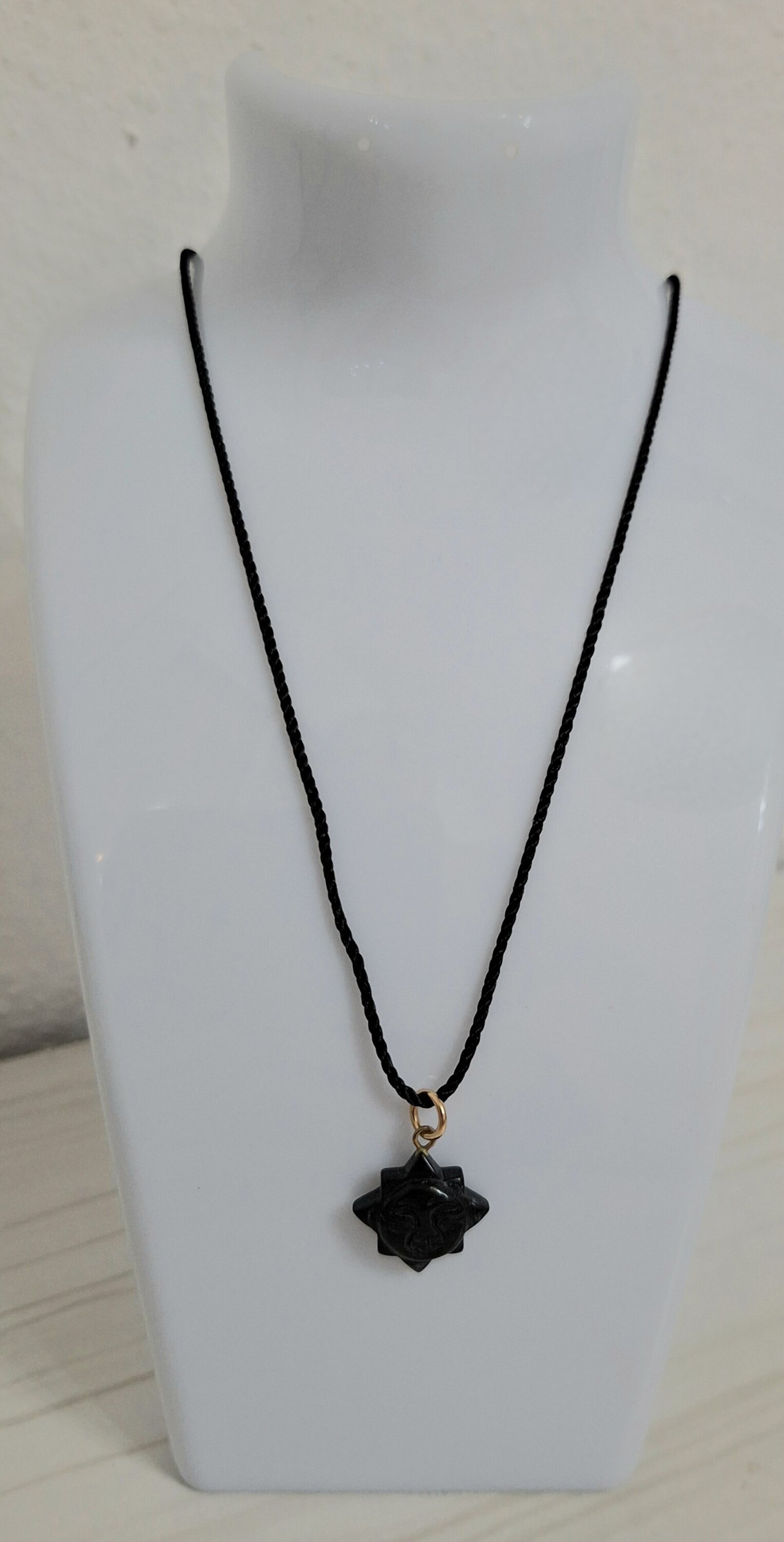 Cordon sol obsidiana - 2