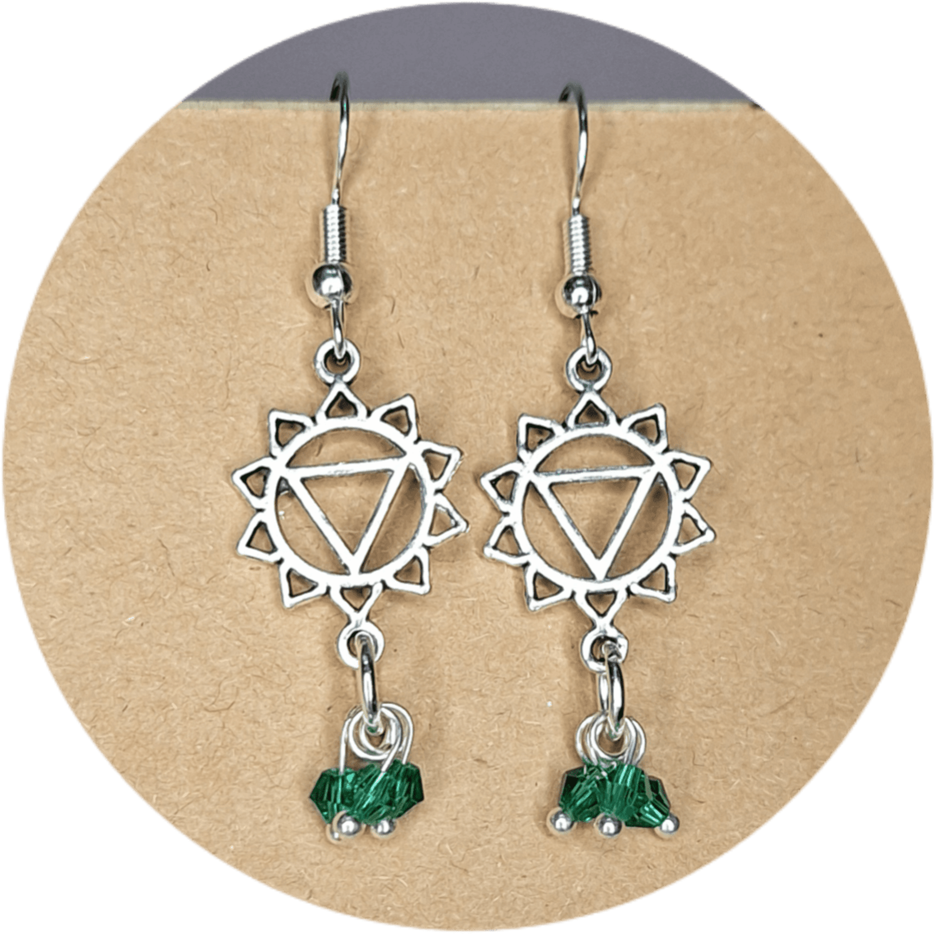 Crystals in green - 1